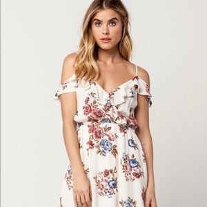 BLU PEPPER Floral Short Romper